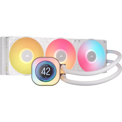 Watercooling Corsair Icue Link Titan 360 Rx Lcd Blanco 360Mm