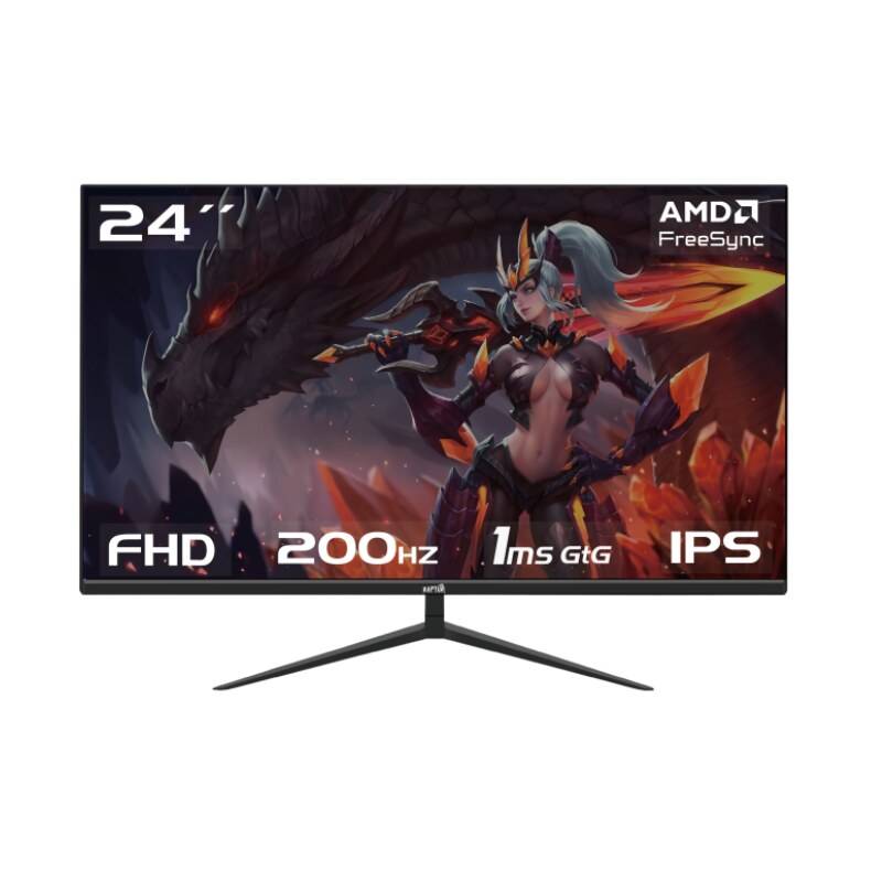 Monitor Gamer Raptor Hawk Eye 24 Fhd Ips 200Hz 1Ms Frameless