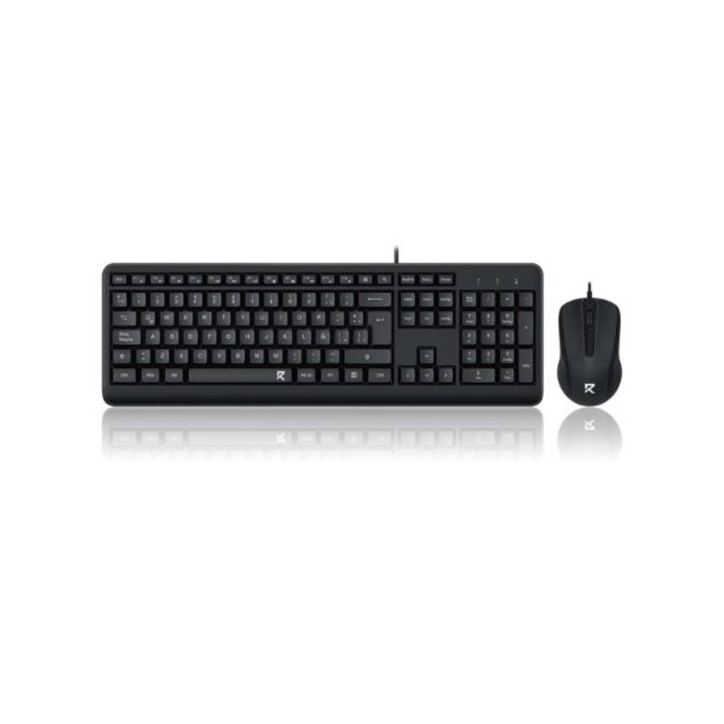 Kit Teclado Y Mouse Redragon Bs-7092 Usb Qwerty Negro