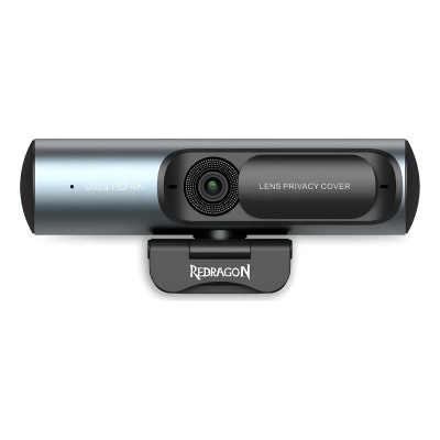 Webcam Redragon Cyberlens Gw911 4K Ultra Hd Con Micrófono Dual