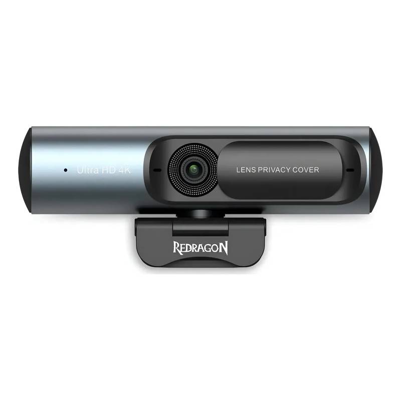 Webcam Redragon Cyberlens Gw911 4K Ultra Hd Con Micrófono Dual