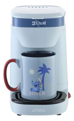 Cafetera Atma Disney Stitch C/Taza Personalizada