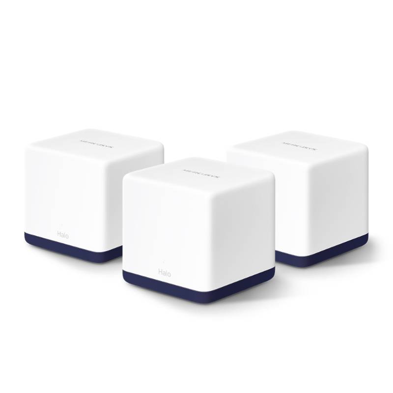 Sistema Wifi Mesh Mercusys Halo H50G Pack X3 Ac1900 Dual Band Gigabit