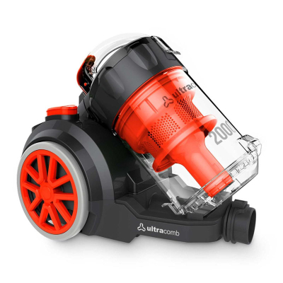 Aspiradora Ultracomb As-4228 2000W Sin Bolsa 3.5L Filtro Hepa