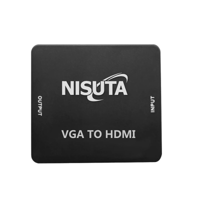 Conversor Nisuta Vga A Hdmi Con Audio 1080P Nscovghd3