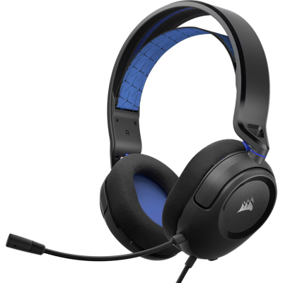 Auriculares Gamer Corsair Hs35 V2 Azul Multiplataforma Jack 3.5Mm