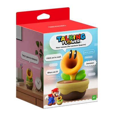 Parlante Figura Interactiva Nintendo Super Mario Talking Flower