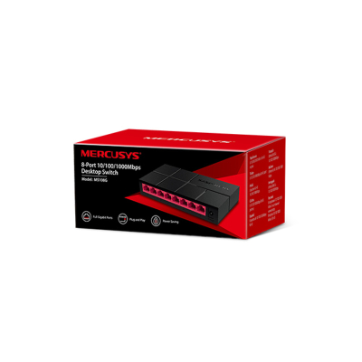 Switch Mercusys 8 Puertos Gigabit Ms108G