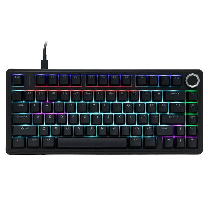 Teclado Mecánico Aula F75 Wired Rainbow Switch Outemu Red