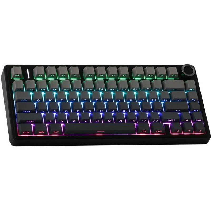 Teclado Mecánico Inalámbrico Aula F75 Reaper Black/White Gradient Inglés
