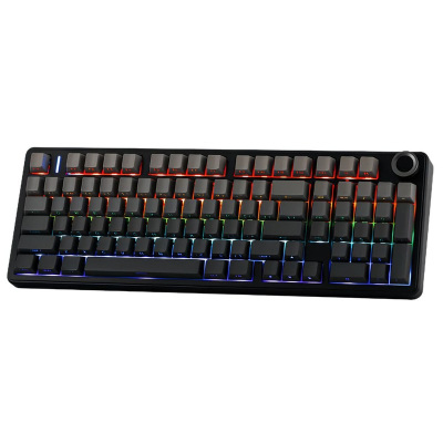 Teclado Mecánico Inalámbrico Aula F99 Pro Star Vector Black Degrade Inglés