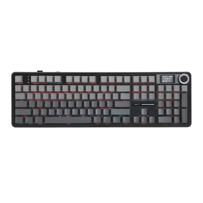 Teclado Mecánico Inalámbrico Aula F108 Pro Zephyr V3 Gradient Gray Inglés