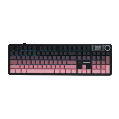 Teclado Mecánico Inalámbrico Aula F108 Pro Reaper Lcd Inglés