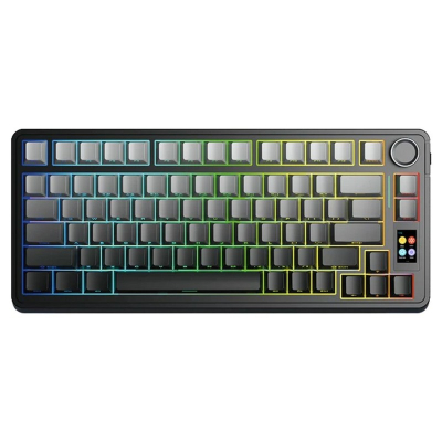 Teclado Mecánico Inalámbrico Aula S75 Pro Seiya Black Degrade