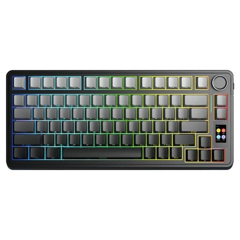 Teclado Mecánico Inalámbrico Aula S75 Pro Seiya Black Degrade