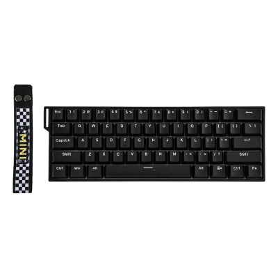 Teclado Gamer Magnético Inalámbrico Aula Mini60 He Stormrise Black Inglés