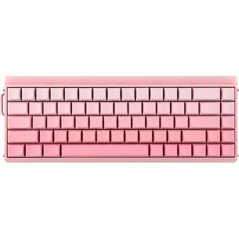 Teclado Gamer Magnético Aula Hero 68 He Pluto Gradient Pink Inglés