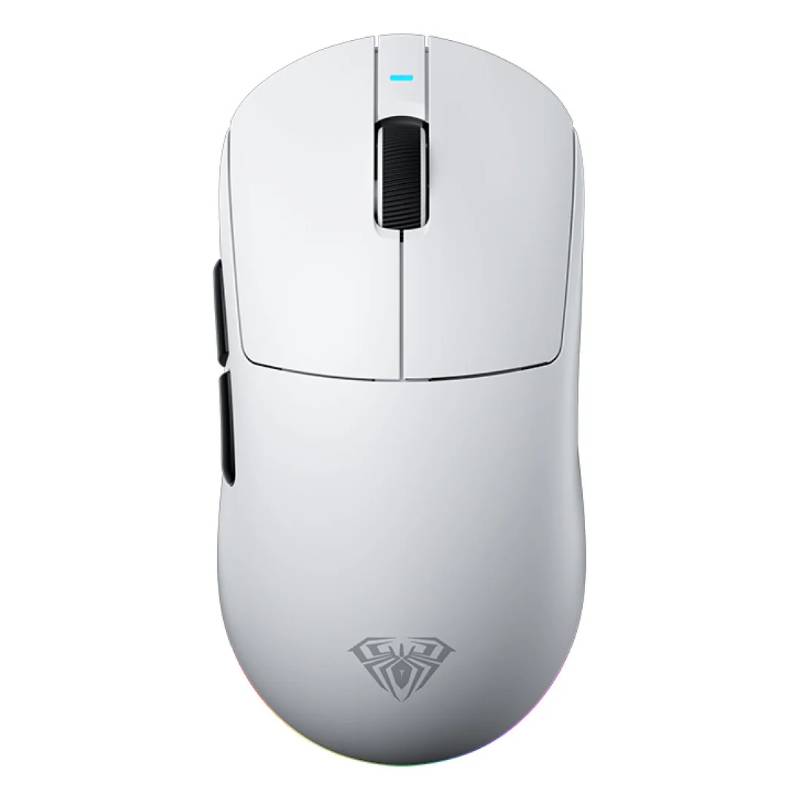Mouse Gamer Inalámbrico Aula V9 Pro White 8K