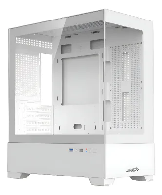 Outlet Gabinete Sentey H30 Lateral/Frente Transparente White