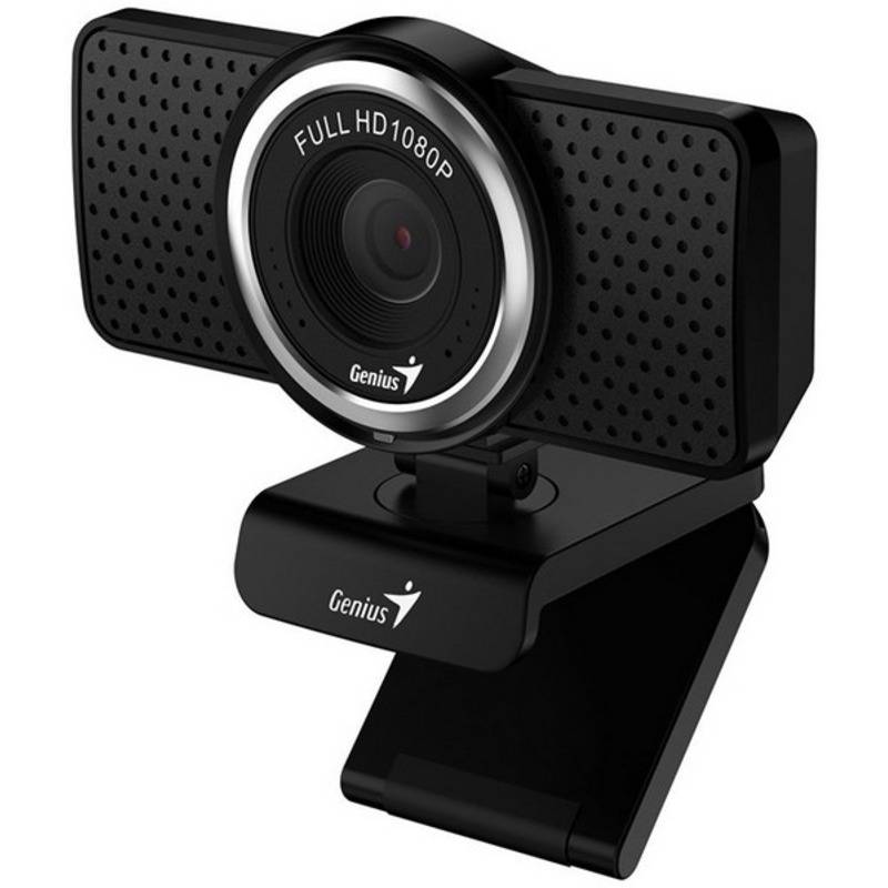 Cámara Web Genius Ecam 8000 Full Hd 1080P Negra