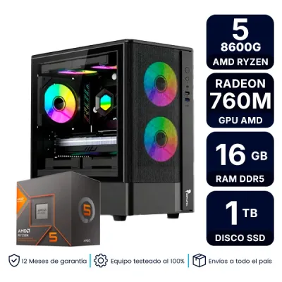 Pc Armada Gamer Amd Ryzen 5 8600G 16Gb Ram Ssd 1Tb
