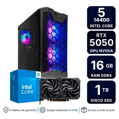 Pc Armada Intel Core I5 14400 16Gb 1Tb Ssd Rtx 5050