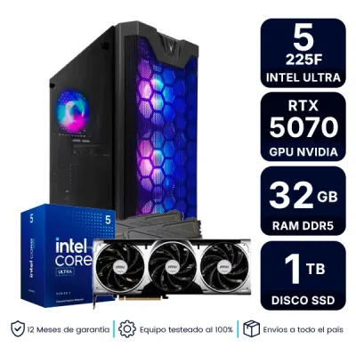 Pc Armada Gamer Intel Core Ultra 5 225 32Gb 1Tb Ssd Rtx 5070