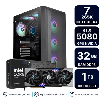 Pc Armada Gamer Intel Core Ultra 7 265K 32Gb Ram 1Tb M2 Rtx 5080