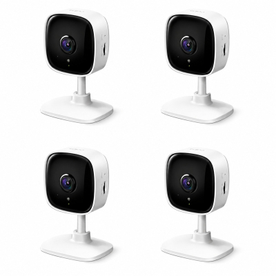 Cámaras De Seguridad Interior Tp-Link Tapo C100 Wi-Fi 1080P (Combo X4)