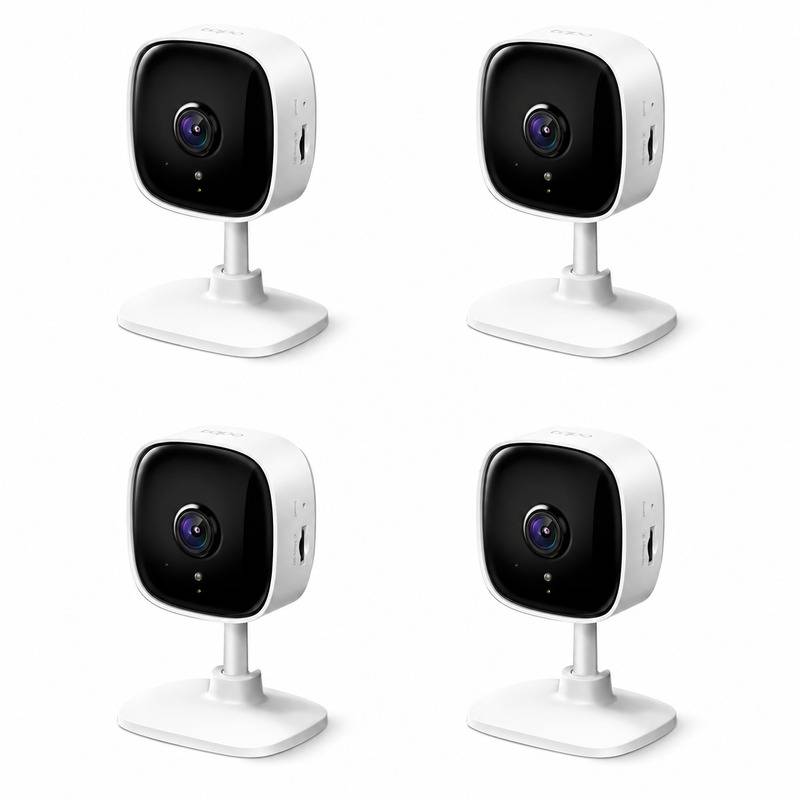 Cámaras De Seguridad Interior Tp-Link Tapo C100 Wi-Fi 1080P (Combo X4)