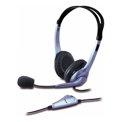 Auriculares Con Micrófono Genius Hs-04S Over-Ear Dual Jack 3.5Mm