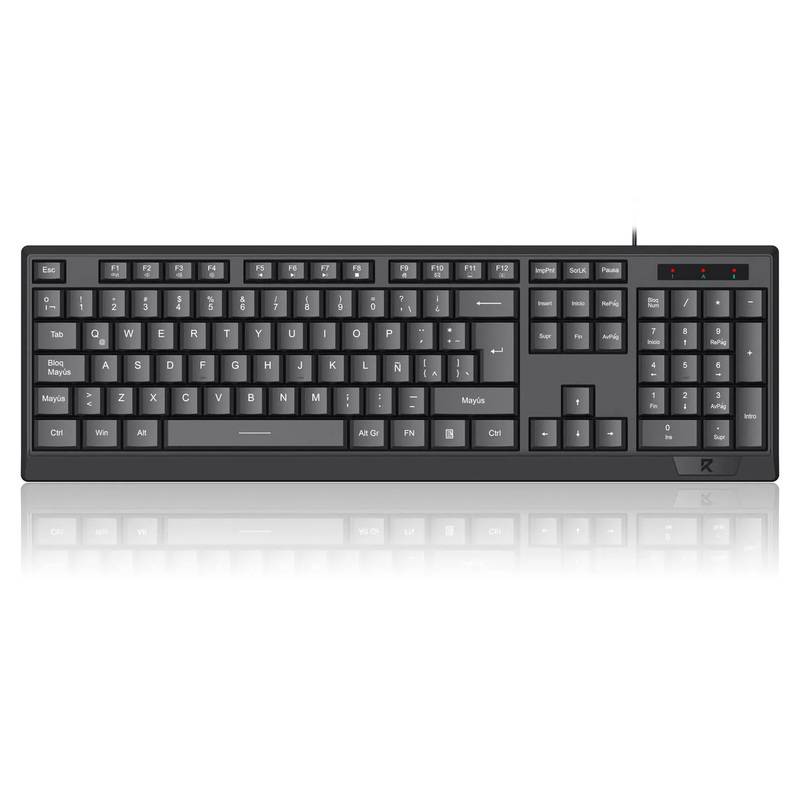 Redragon Bk-8345 Teclado Ofimática Con Cable Usb