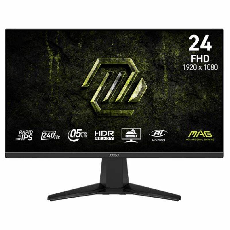 Monitor Msi 24 Pulgadas 240Hz Mag 245F X24 Gaming Rapid Ips Fhd