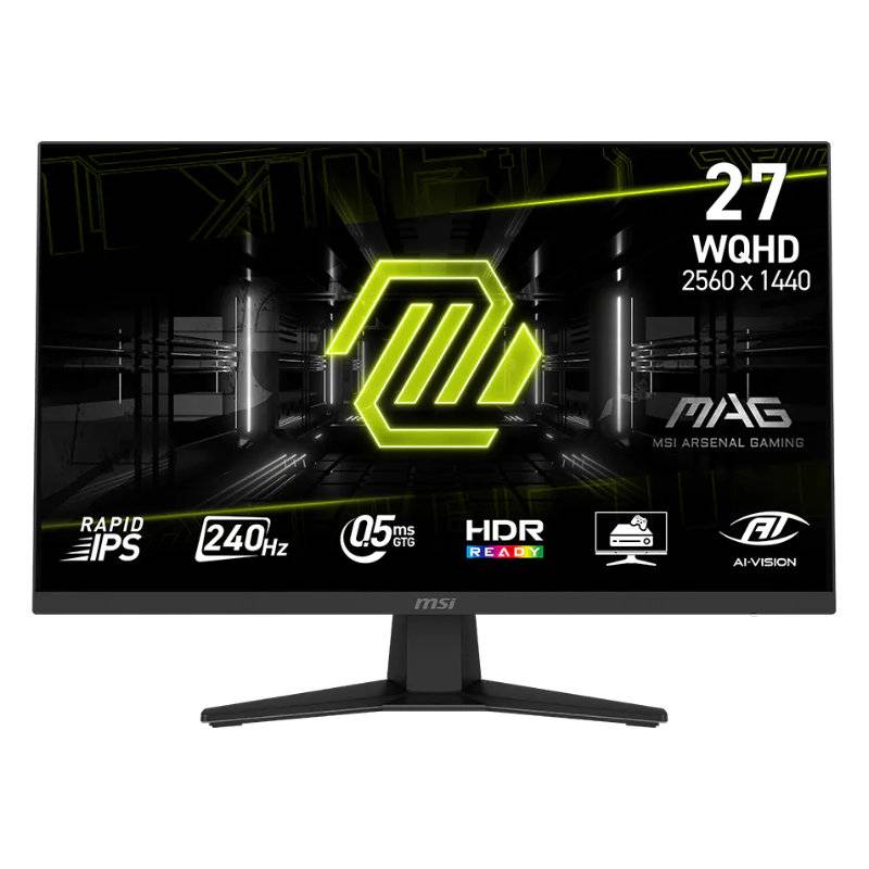 Monitor Msi 240Hz Mag 274Qf X24 Gaming 27 Wqhd Rapid Ips 2K
