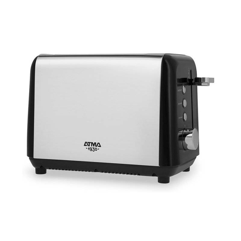 Atma Tostadora Vintage 925W Negro - Diseño Retro
