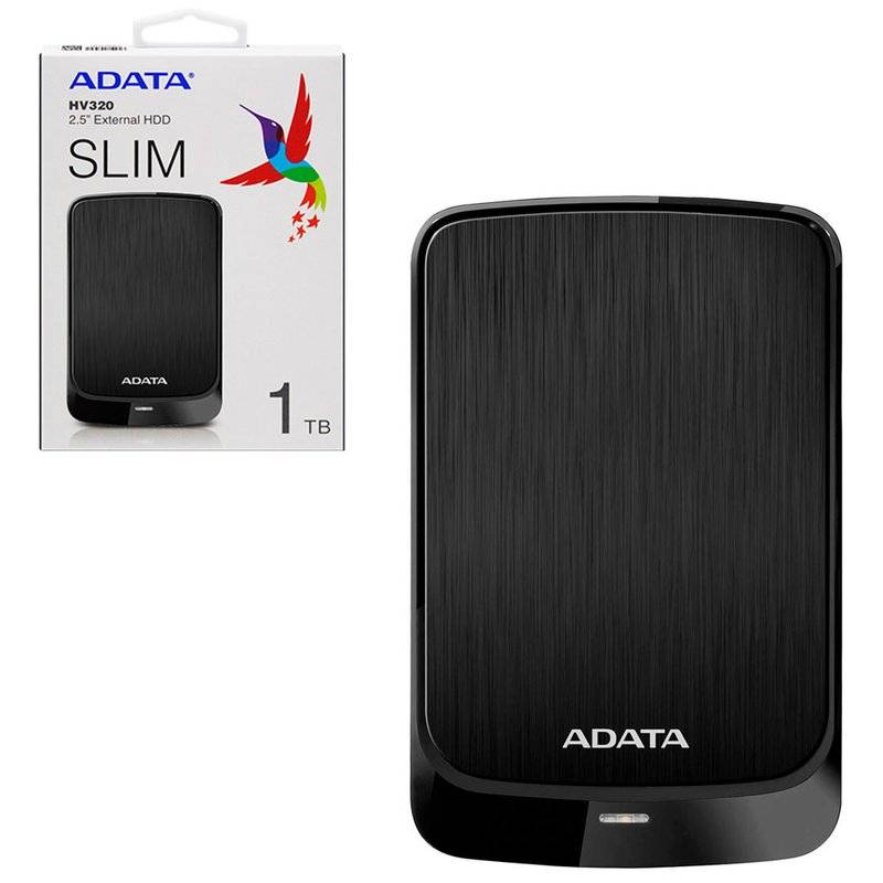 Adata Hv320 Disco Rígido Externo Slim 1Tb