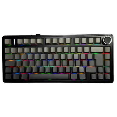 Aula F75 Rgb Black Degradé Grey 75% Inalámbrico