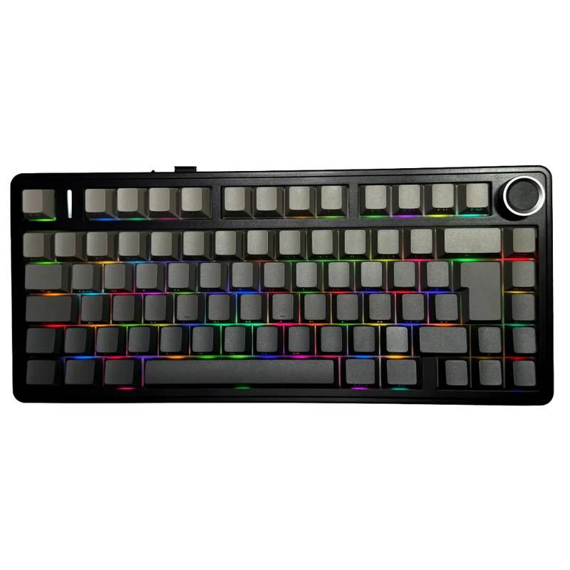 Aula F75 Rgb Black Degradé Grey 75% Inalámbrico