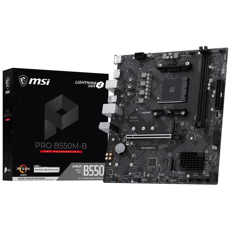 Msi Mother B550M-B Pro Ddr4 Am4