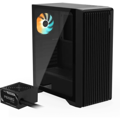 Gabinete Aorus C103G + Fuente 650W Gold Gigabyte