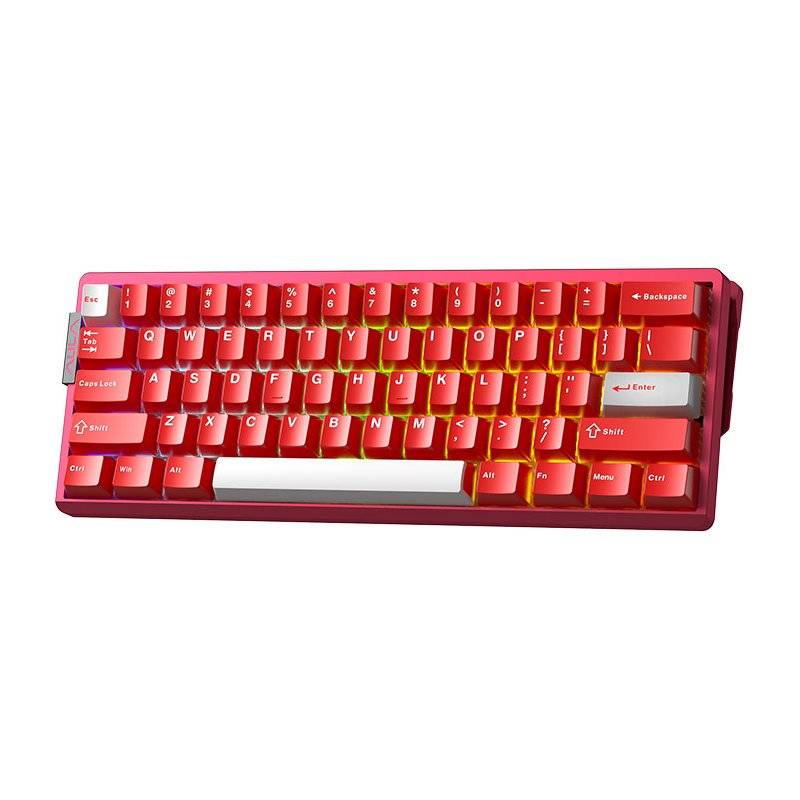 Teclado Mecanico Rgb Aula Ag60 Pro Red/White