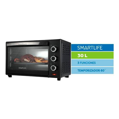 Outlet Horno Eléctrico Smartlife Grill 30 Litros 1600W