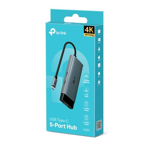 Outlet Hub Usb-C Tp-Link Uh5020C 5 En 1 Hdmi 4K 60Hz