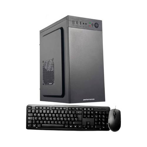 Outlet Gabinete Performance L903 Mate Con Kit De Teclado, Mouse Y Fuente 500W
