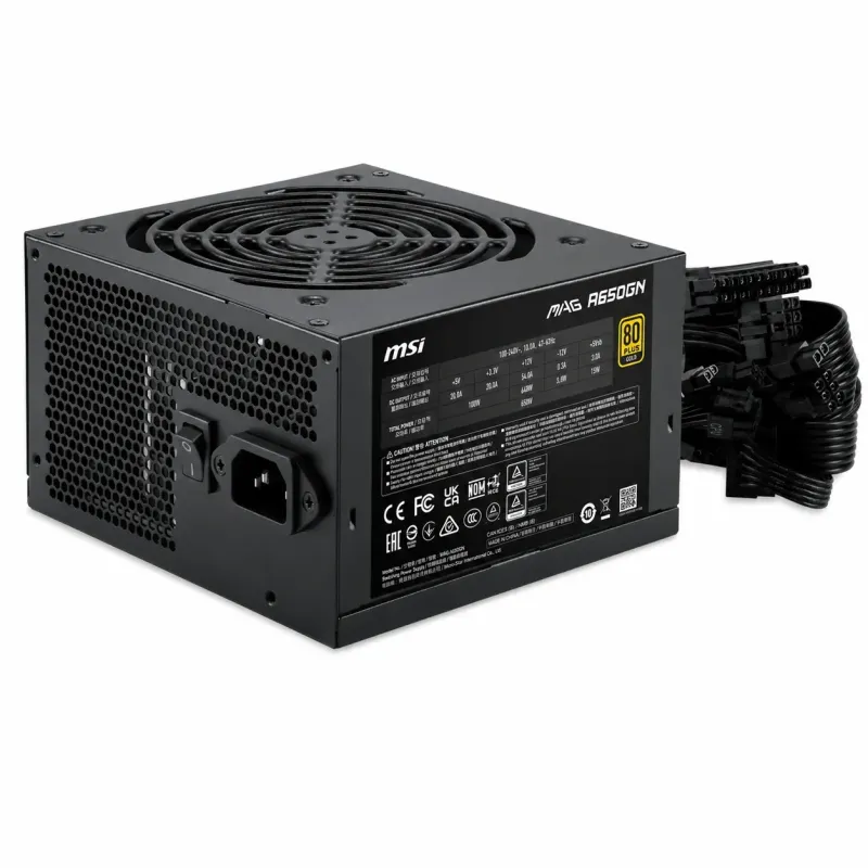 Fuente Msi Mag A650Gn 650W 80 Plus Gold