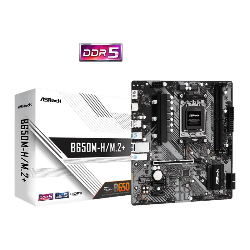 Motherboard Asrock B650M H/M.2+ Am5 Ddr5 Micro Atx
