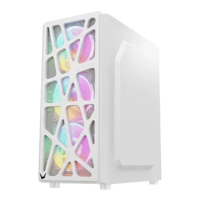 Gabinete Gamer Formula V Line Mana White (Atx/Matx/Mini Itx + 4 Fans Argb)