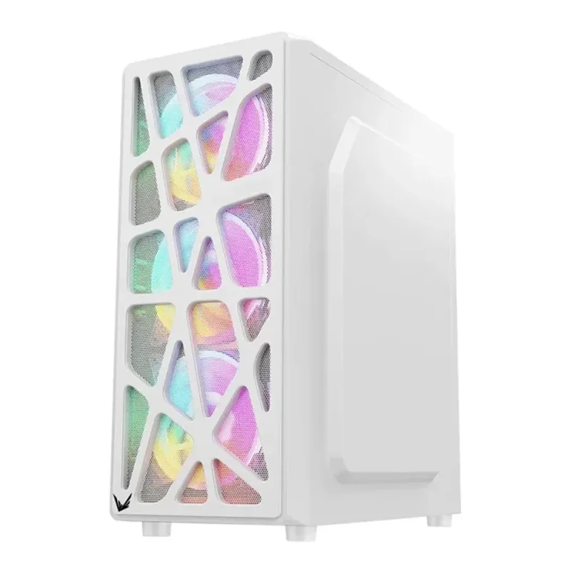 Gabinete Gamer Formula V Line Mana White (Atx/Matx/Mini Itx + 4 Fans Argb)