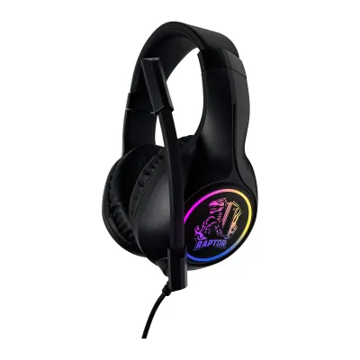 Auricular Raptor Shadow Core C/Cable Black Rgb 