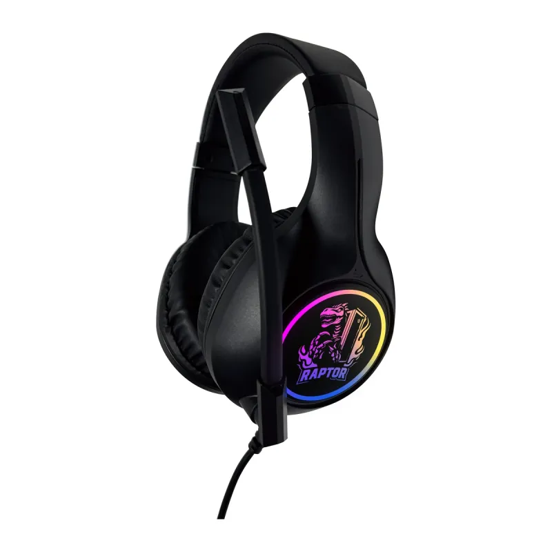 Auricular Raptor Shadow Core C/Cable Black Rgb